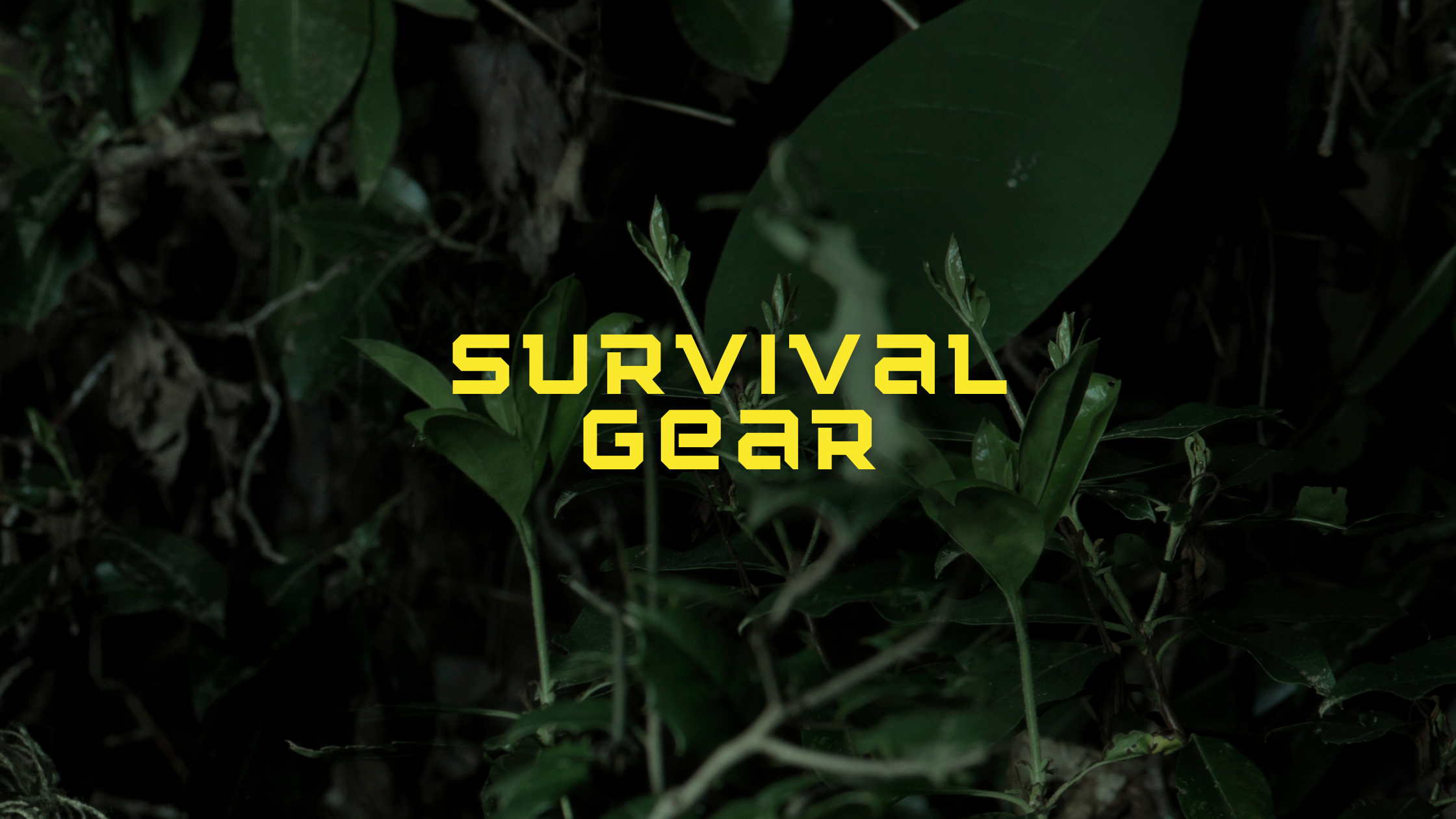 survival & tactical gear